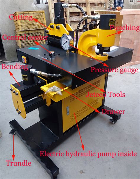 hydraulic bus bar cutting machine